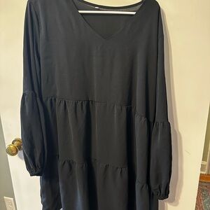 Elegant Black Women's Dress